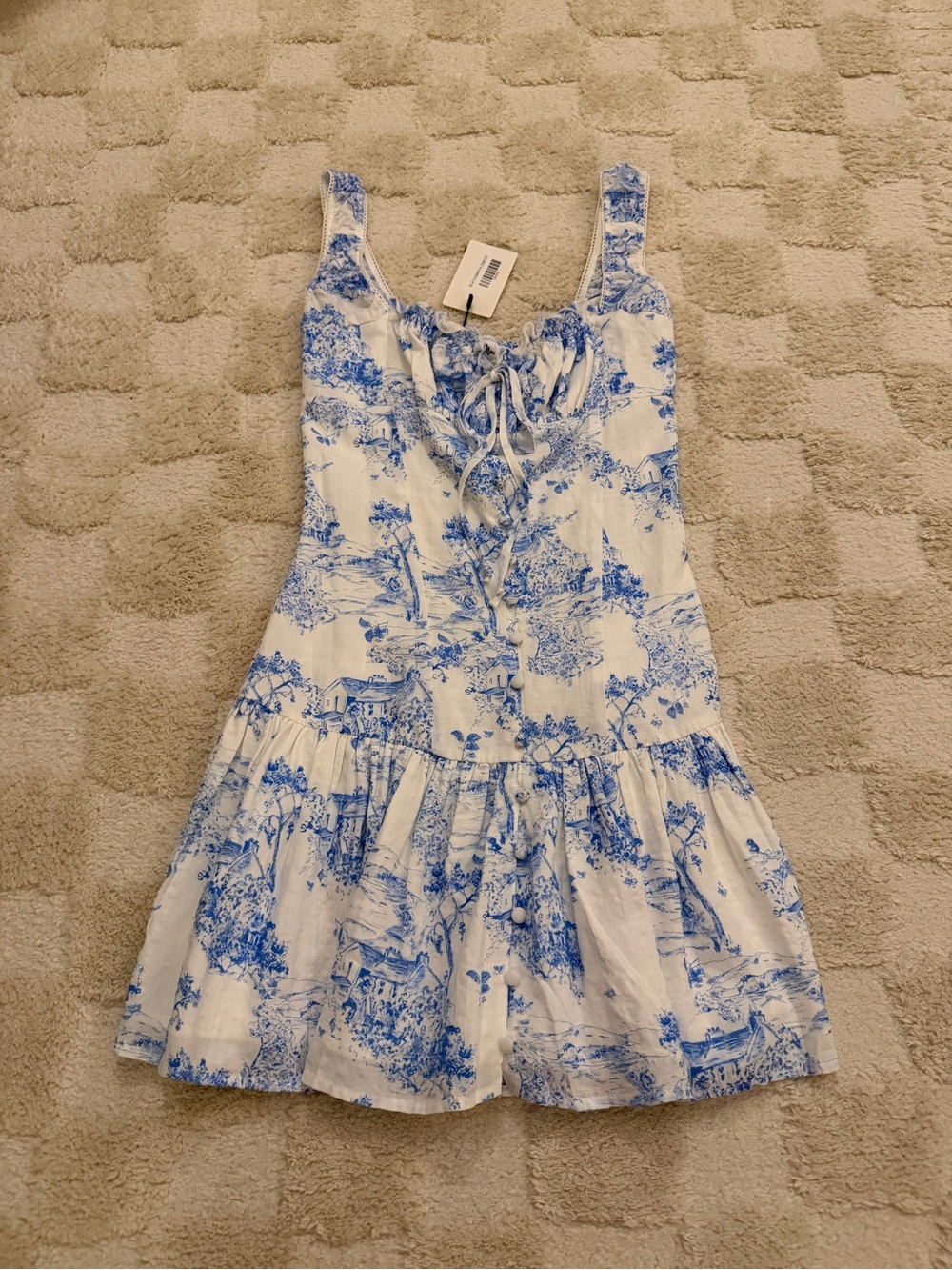 Sky to Moon Printed Mini Dress